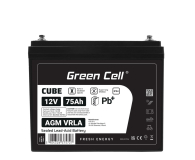 Green Cell Cube AGM VRLA IP54 12V 75Ah - 1364809 - zdjęcie 4